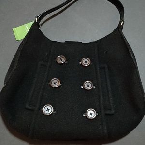 * Kate Spade Cadee Beantown Wool Handbag